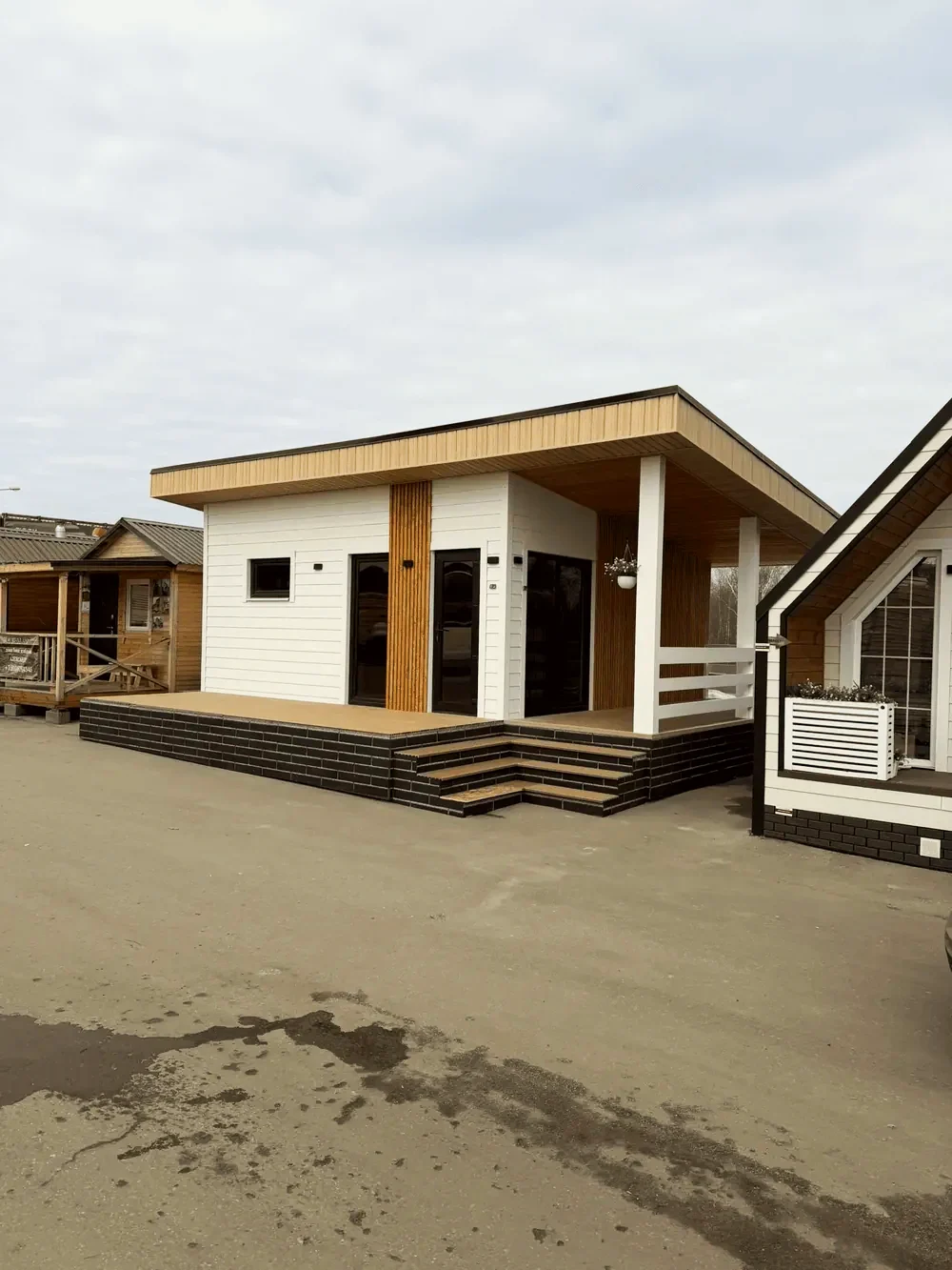 Готовая каркасная баня СК Верест